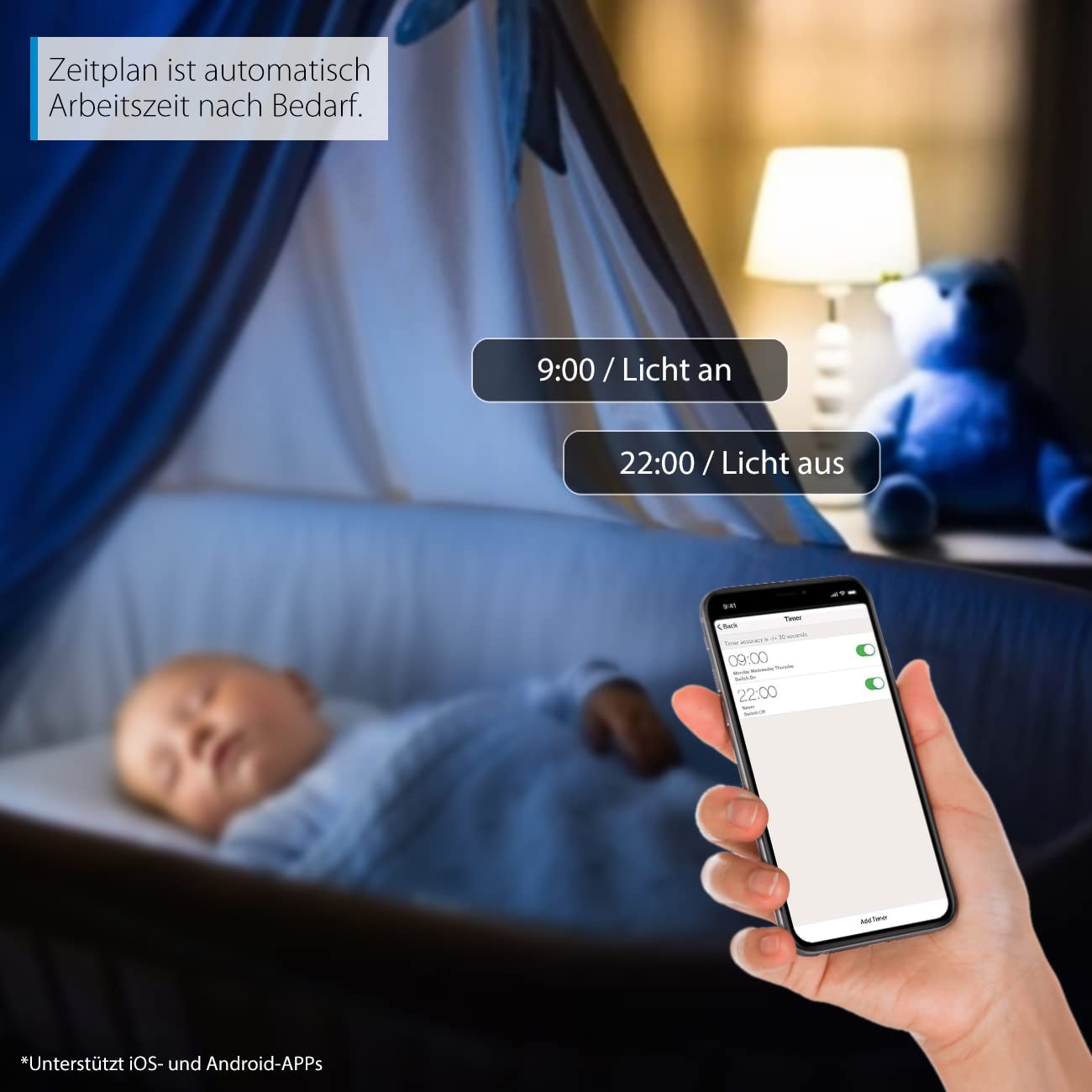 LVWIT WLAN Smart Led Lampe Reflektor, E14 4.9W Dimmbar Glühbirne Mehrfarbige RGB Licht, Wifi Birne Kompatibel mit Alexa Echo Google Home SmartThings, ohne Hub Benötig - 4 Pack