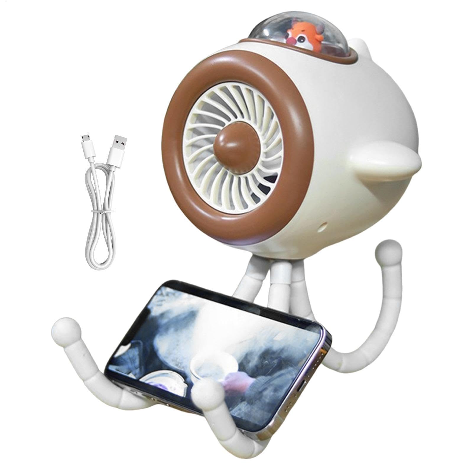 Ventilatore Portatile per Passeggino 3 Velocità con Luce LED