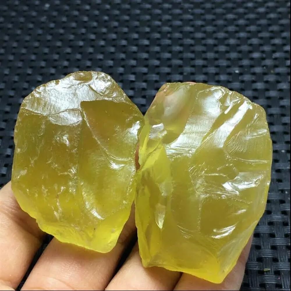 AUOQKQUT Citrine Crystal Rough Raw Stone Rock Brazil Home Decor