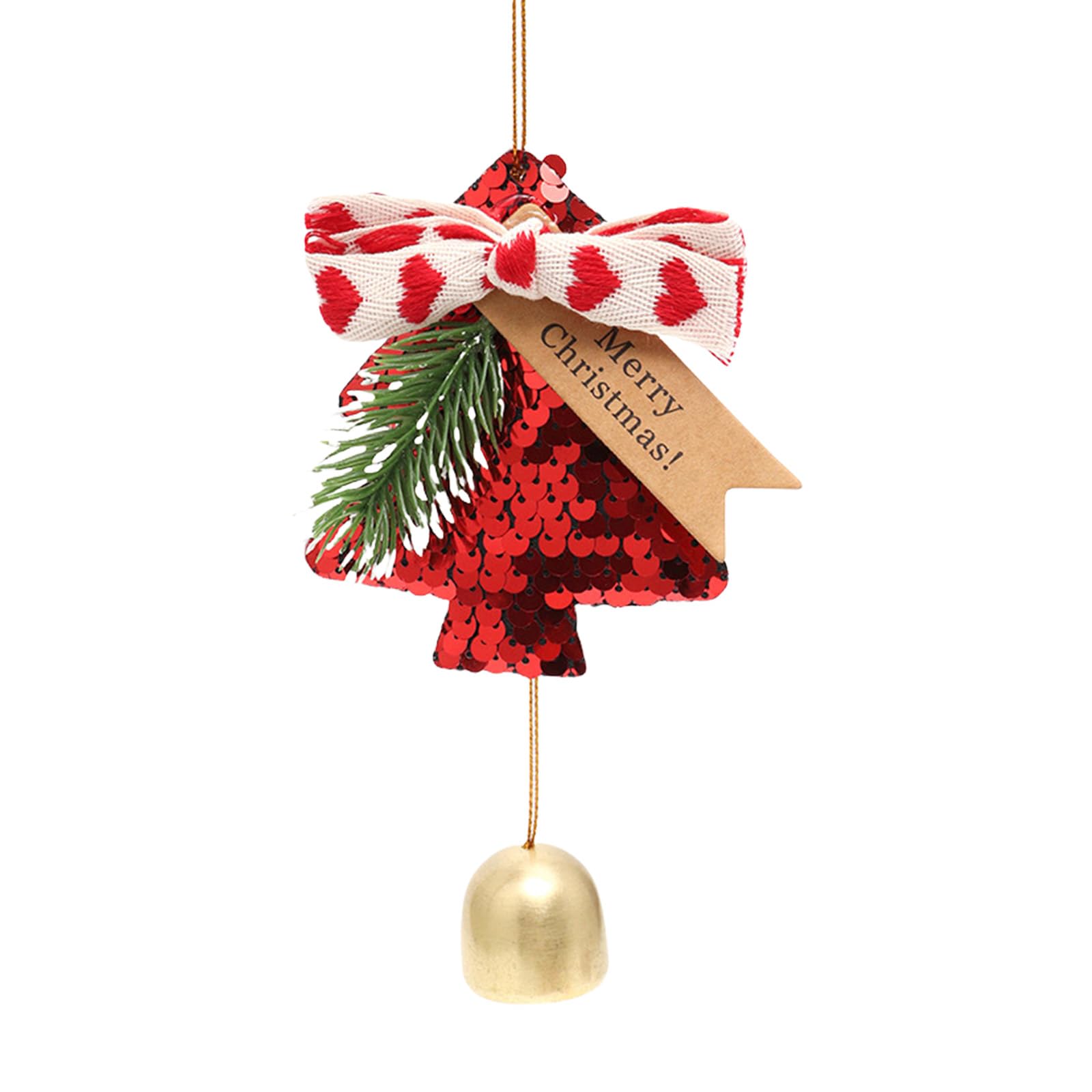 Elnwnnkc I Christmas Bells Ornament Christmas Decorations Decorative Bells Hanging Pendants For Home Party Decoration Ornament