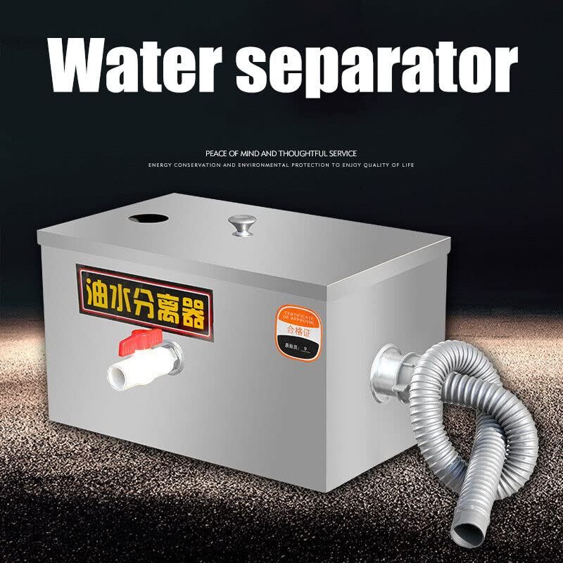 New Stainless Steel Grease Trap Interceptor Restaurant Kitchen Waste Disposal, Stainless Steel Grease Trap Interceptor Set Detachable Design For Restaurant Kitchen Wastewater Removable Baffles