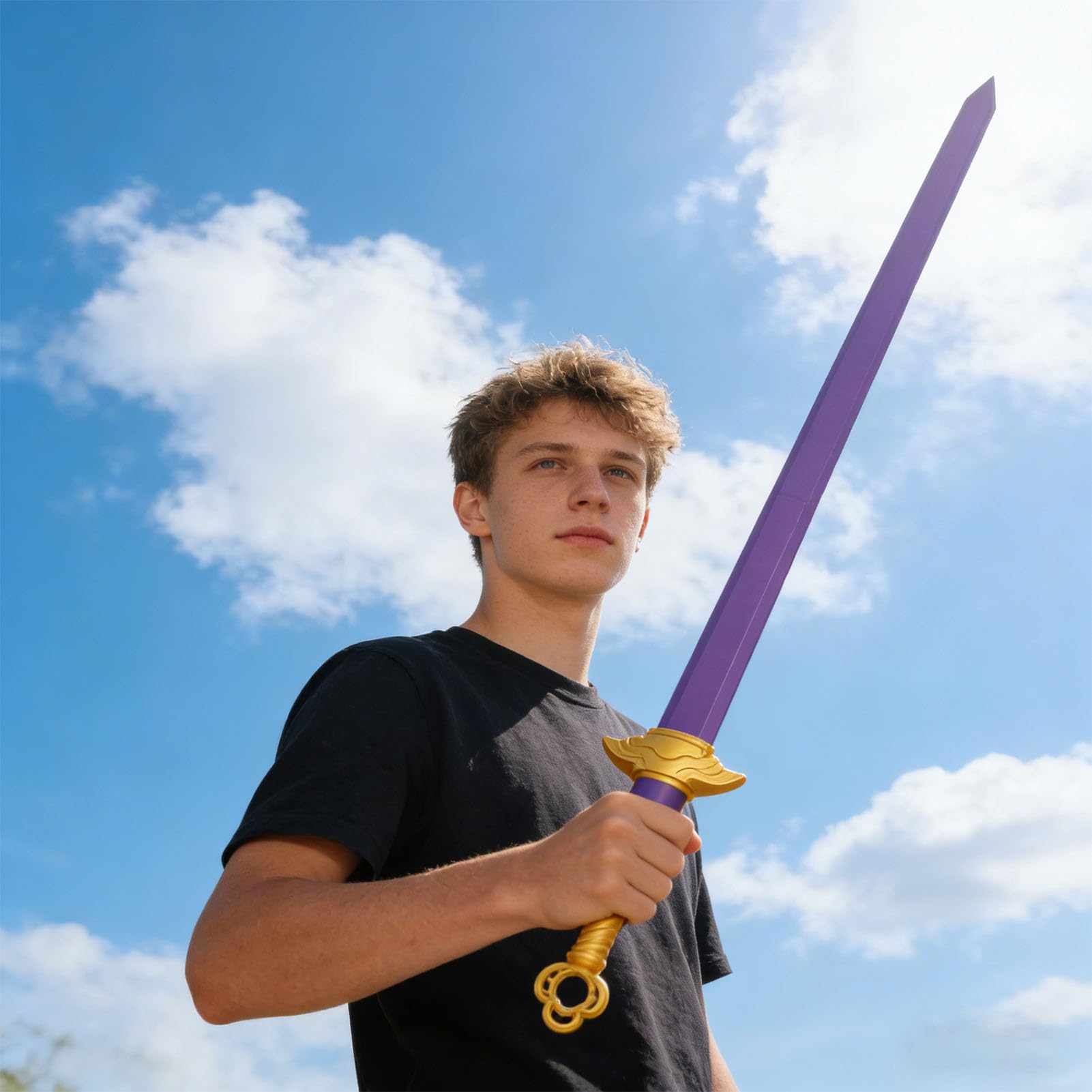 Espada de Cosplay retráctil Impreso en 3D Espada de Anime Accesorio de Juguete para exhibición de Disfraces Regalo de coleccionistas de películas