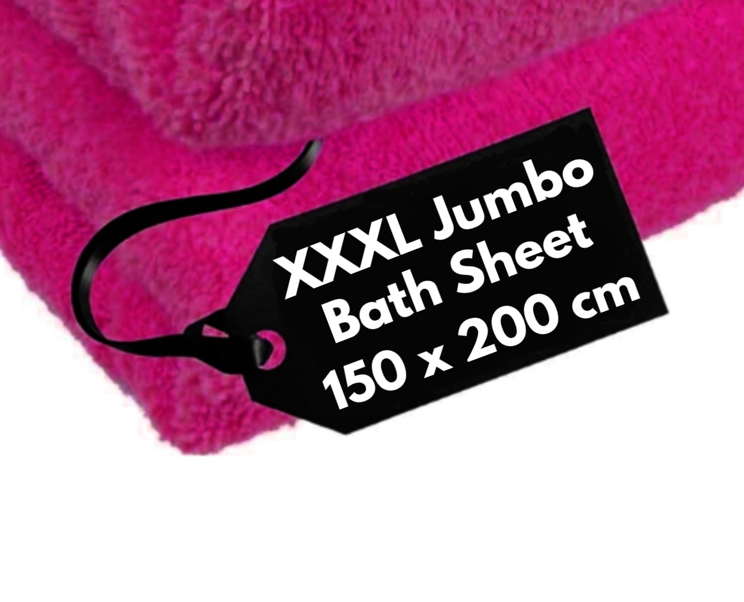 EDB Super Jumbo XXXL Luxury Bath Sheet Huge Massive 150 x 200 cm, Ultra Soft 100% Egyptian Cotton - Image 2