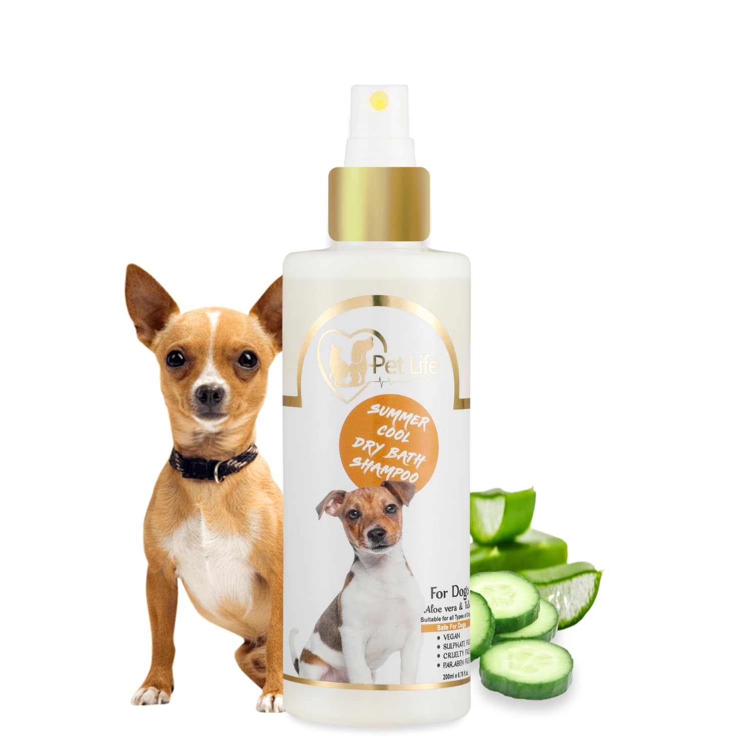 See full amazon price history chart for Pet Life Summer Cool Dry Bath Shampoo For Chihuahua Dog & Puppy –Waterless Dog Shampoo Spray |Made With Natural Actives For Quick Freshening, Cleaner, Smoother & Shinier Coat For All Dog Breed – 200Ml Pet Life Summer Cool Dry Bath Shampoo For Chihuahua Dog & Puppy –Waterless Dog Shampoo Spray |Made With Natural Actives For Quick Freshening, Cleaner, Smoother & Shinier Coat For All Dog Breed – 200Ml (B0CG4XF8CK) Amazon Price History, Amazon Price Tracker