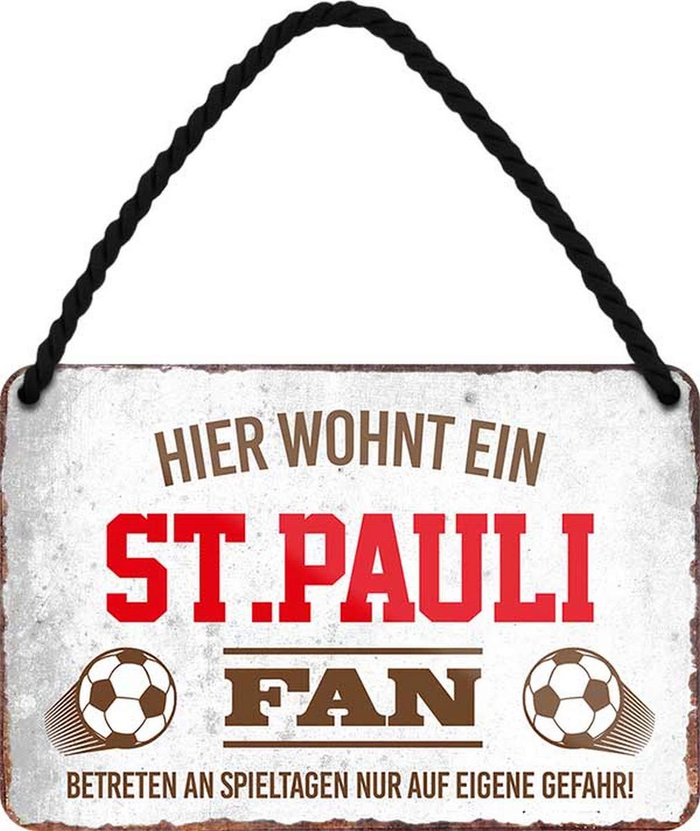 Retro Blechschild „Offizieller Leipzig Fan“ – 28x12 Cm | Vintage Design Mit Witzigem Spruch | Geschenk Für Fußballfans
