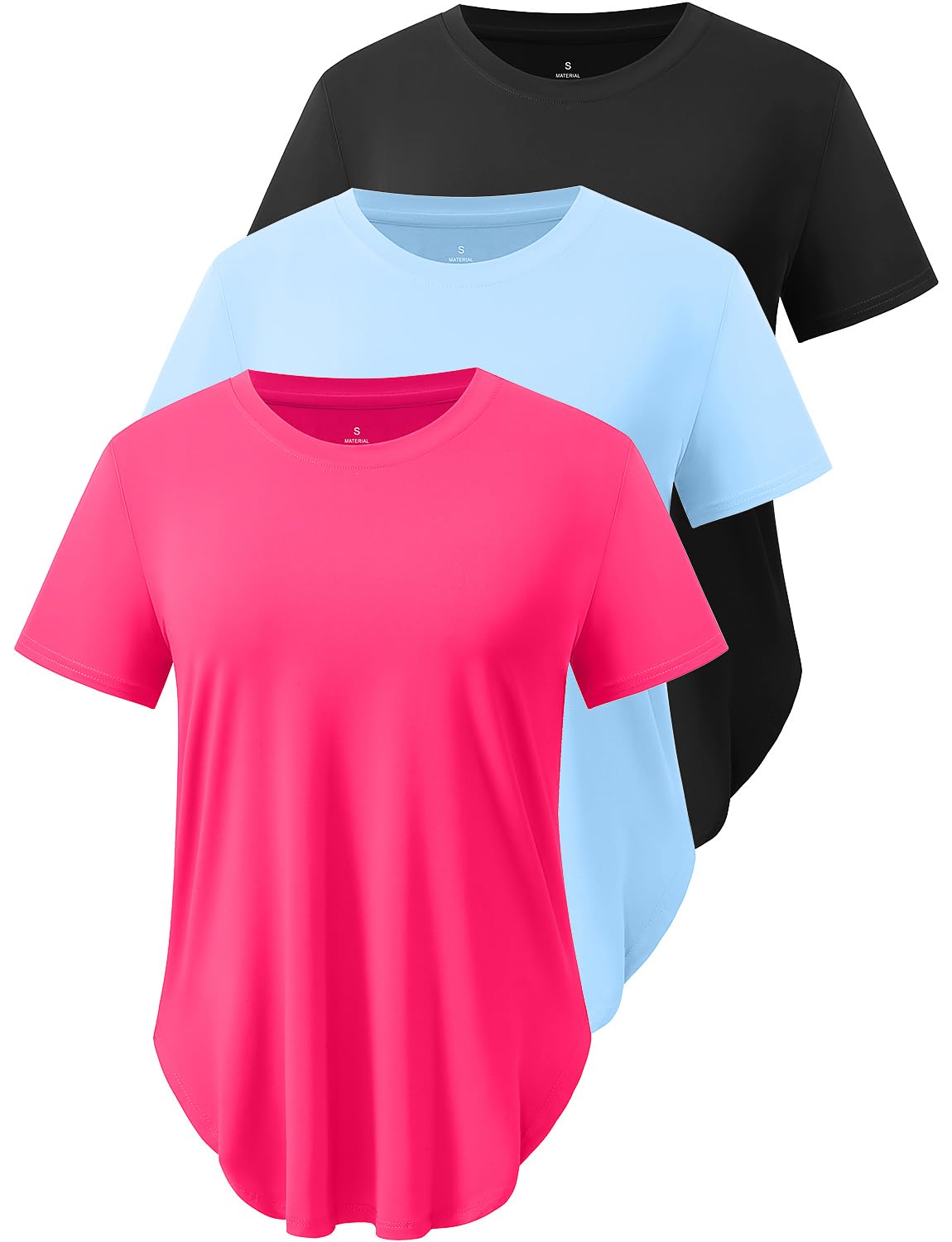 Star Vibe 3 Stücke Sport Shirts Für Damen Sportbekleidung Oberteile Fitness T Shirt Damen Sport Gym