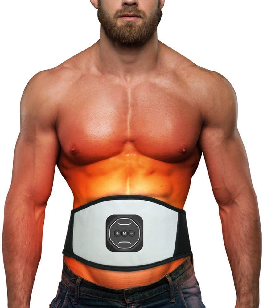 Abdominal EMS Toning Belt,Electric Vibrating Slimming Belt For Body Waist Massage Vibrating Belt Fat Burning Weight Losing