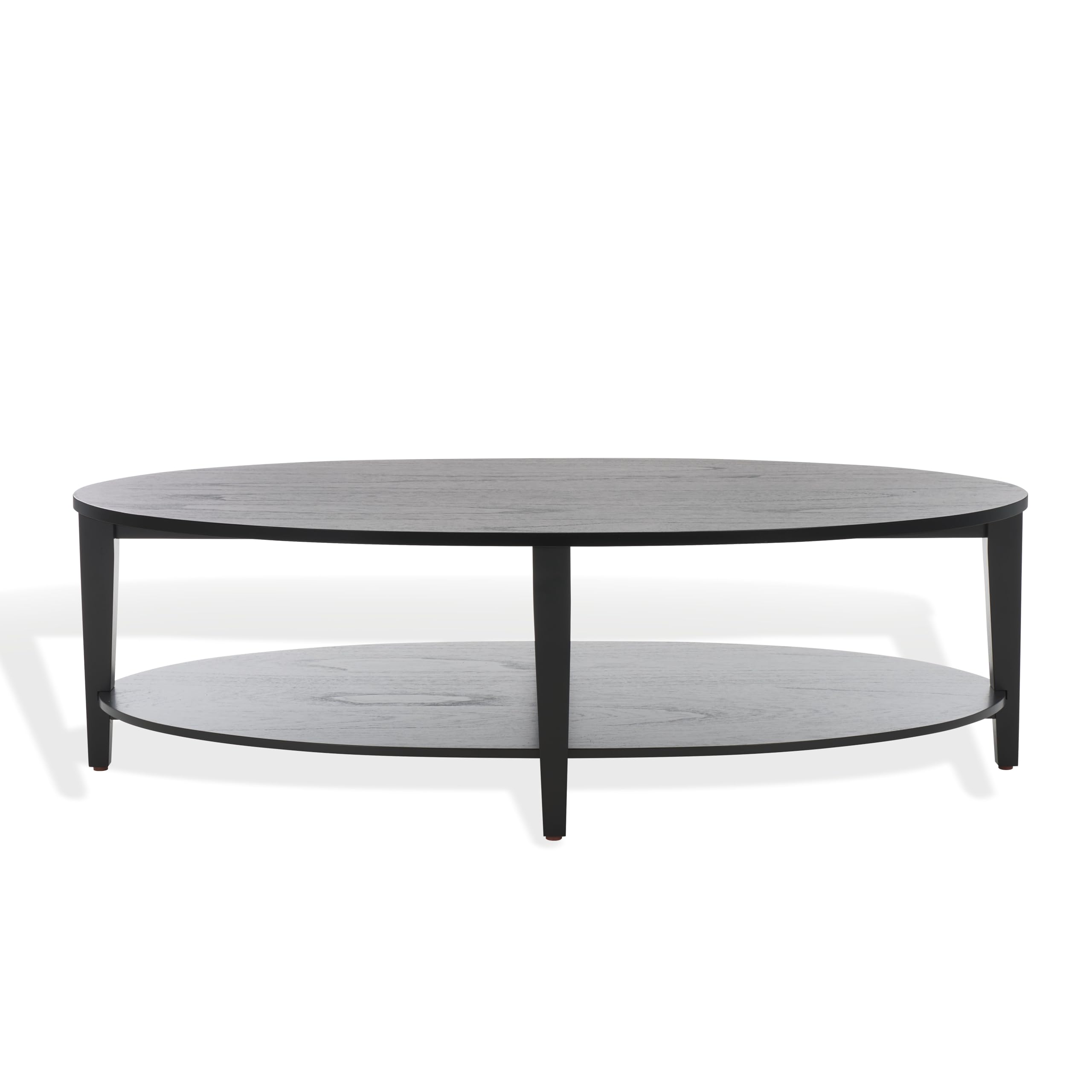 SAFAVIEH Couture Collection Leonardi Black Oval Coffee Table