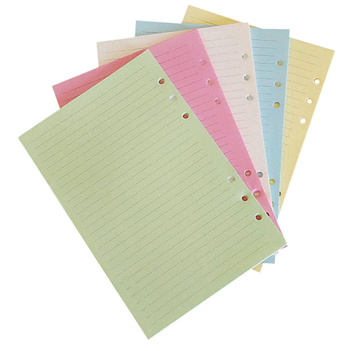 A5 6 Hole Loose Leaf Notebook Paper Refills 100pcs Paper