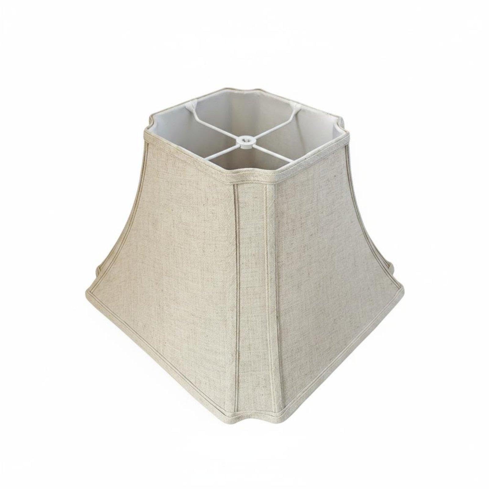 CALANDIS Square Lamp Shade Top Hole Opening Linen Lamp Shade American Style Square Lampshade for Bedside | Lamp Shades | Lamps Lighting & Ceiling Fans-image-41