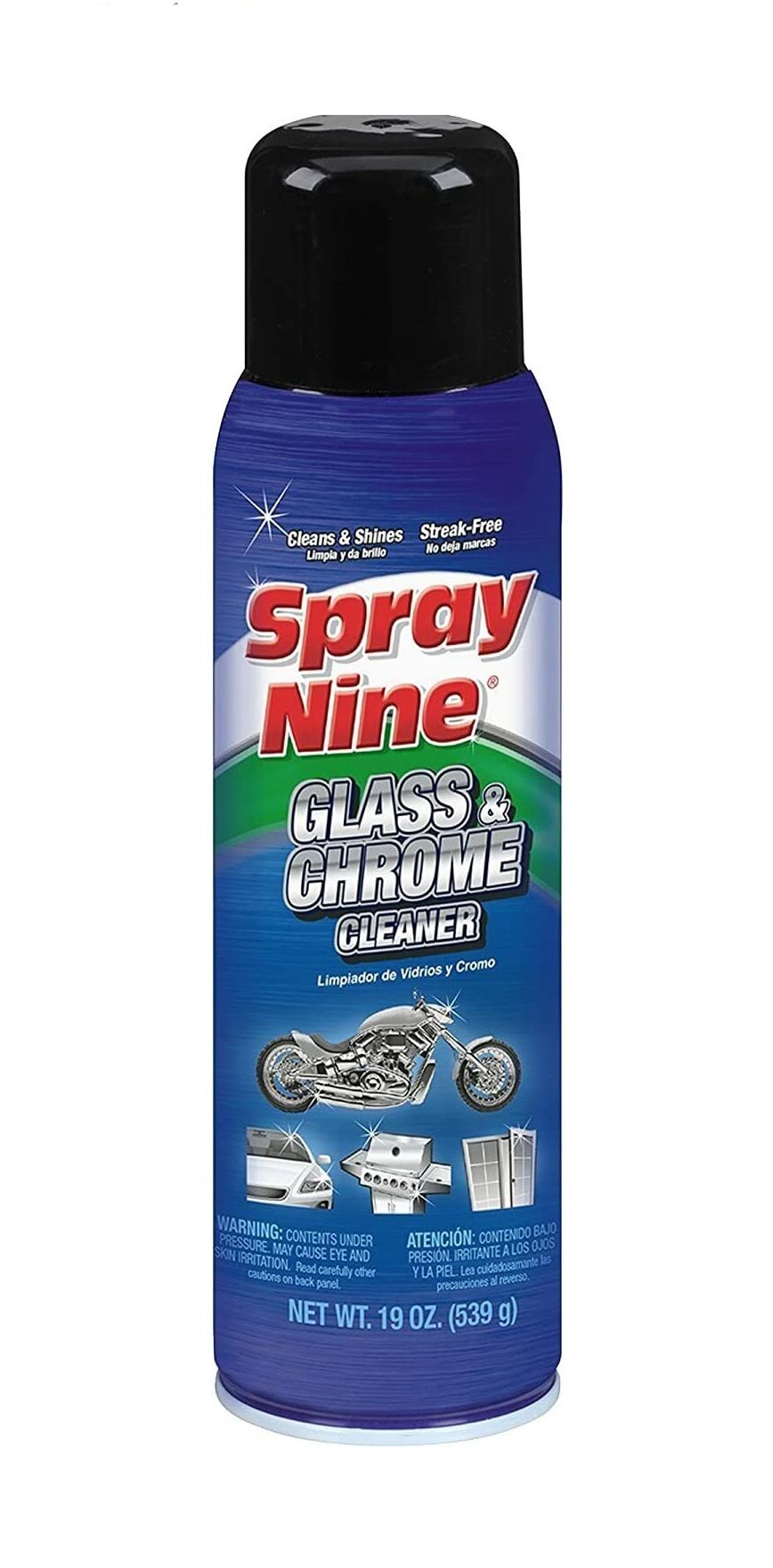 Spray Nine 23319 19 Ounce Glass and St. Steel Cleaner, 19 oz