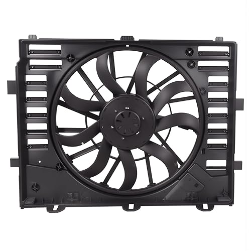 TOPAZ Conjunto de ventilador de refrigeración del radiador del motor 95810606120 para Porsche Cayenne 2011-2018