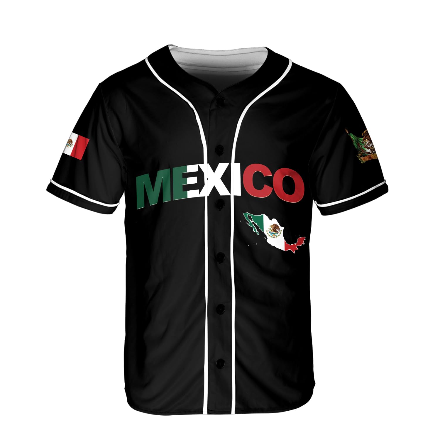 Tinoshop Personalized Rooster Mexican Baseball Jersey Shirts, Rooster Mexico Shirts for Men Women, Mexico APO Baseball Jersey (BJ322)