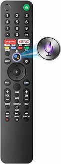 for Sony TV Remote Replacement with Voice Control, for All 2019-2025 Sony Bravia Smart TV XR/XBR/KD/K Series 4K LED OLED Google/Android TVs. 1-Year Full Warranty