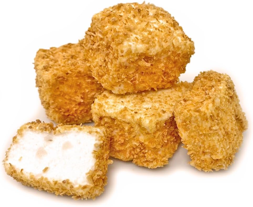 SweetGourmet Toasted Coconut Marshmallow Cubes, Vanilla Flavor, Gluten-Free, GMO-Free, 8oz Bag