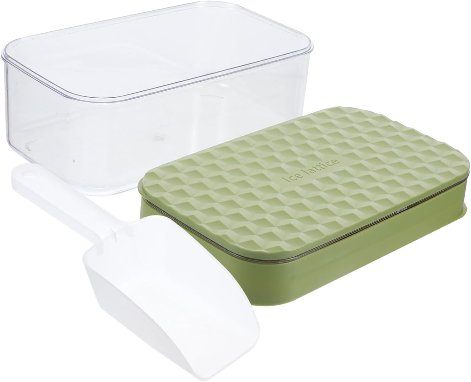 1set Ice Maker Mold Cube Ice Tray for Freezer Easy Release Molds for Drinks Cocktails and Desserts Home Kitchen Storage