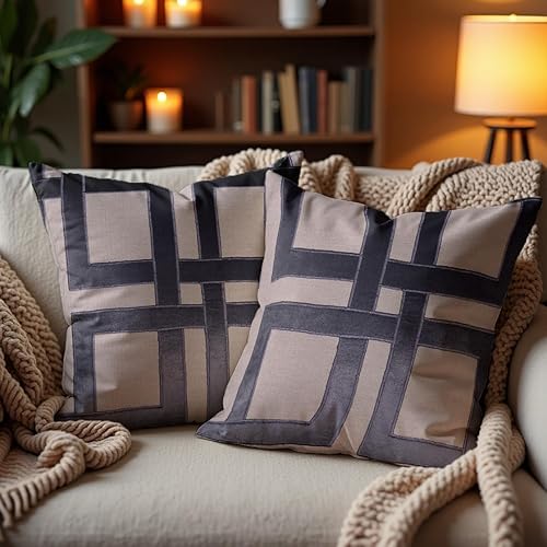 Miniatura 10 de Juego de 4 fundas de cojín decorativas bordadas para decoración del hogar, sofá, silla, cama, patio, sala de estar, dormitorio, automóvil, oficina,