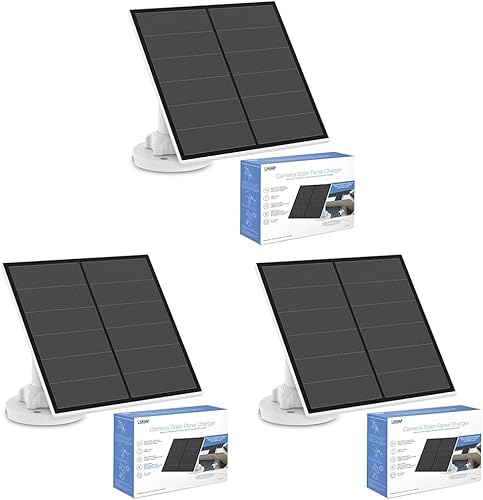 Vista 10 de Feit Electric Panel solar de carga continua/SOL/CAM compatible con Feit Electric Smart Outdoor Camera CAM/WM/WiFi/BAT, cable de 9 pies, micro-USB