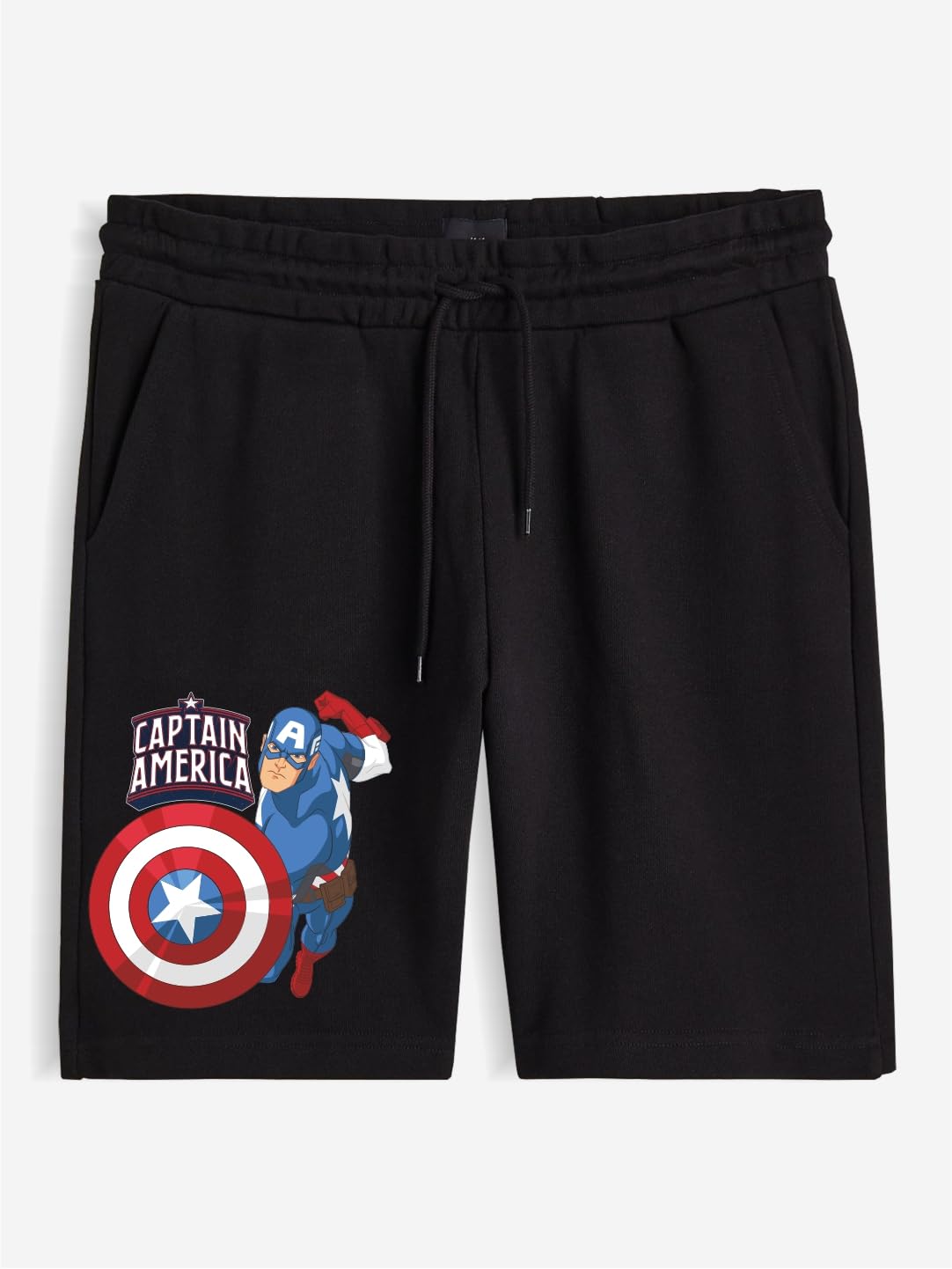 minicult Unisex-Child Cotton Shorts with Avengers Print (Avenger Grey) (Pack of 3) (13-14 Years) 4