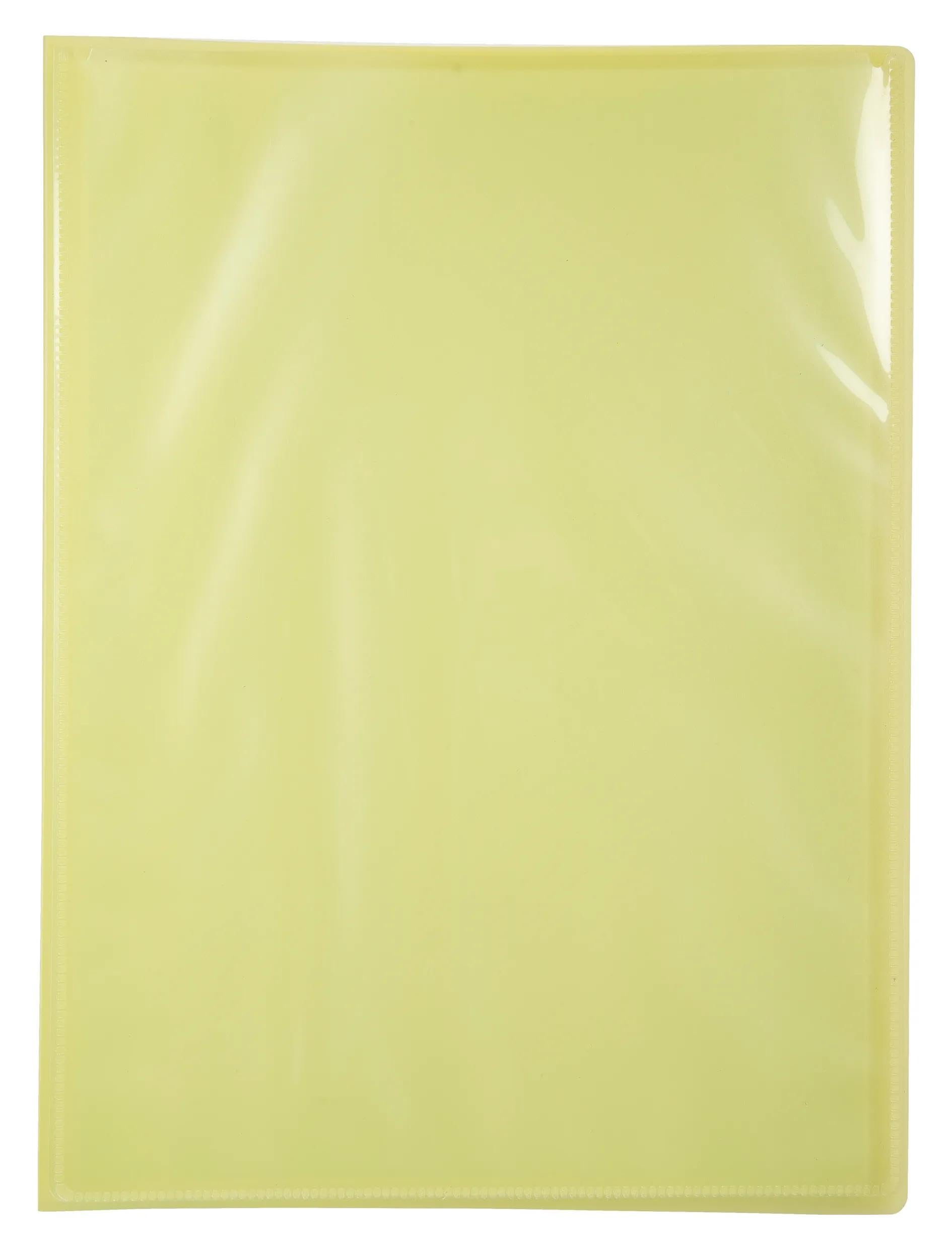 Exacompta 5829E 20er Pack Sichtmappe KreaCover Pastell aus Kunststoff DIN A4 mit 20 Klarsichthüllen, 40 Sichten, Tasche am Vorderdeckel zum selbstgestalten, Aktenhülle, farbig sortiert