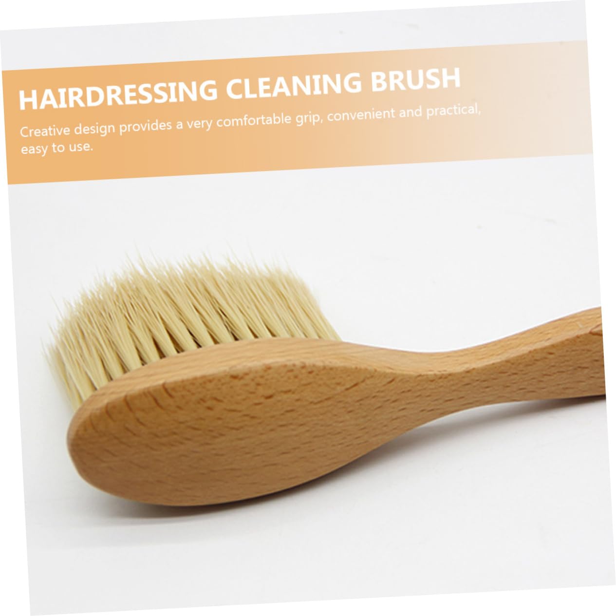 Baluue Hair Shave Brush Barber Hair Brush for Barber Hair Cleaning Brush Hairdressing Neck Duster Barber Supplies