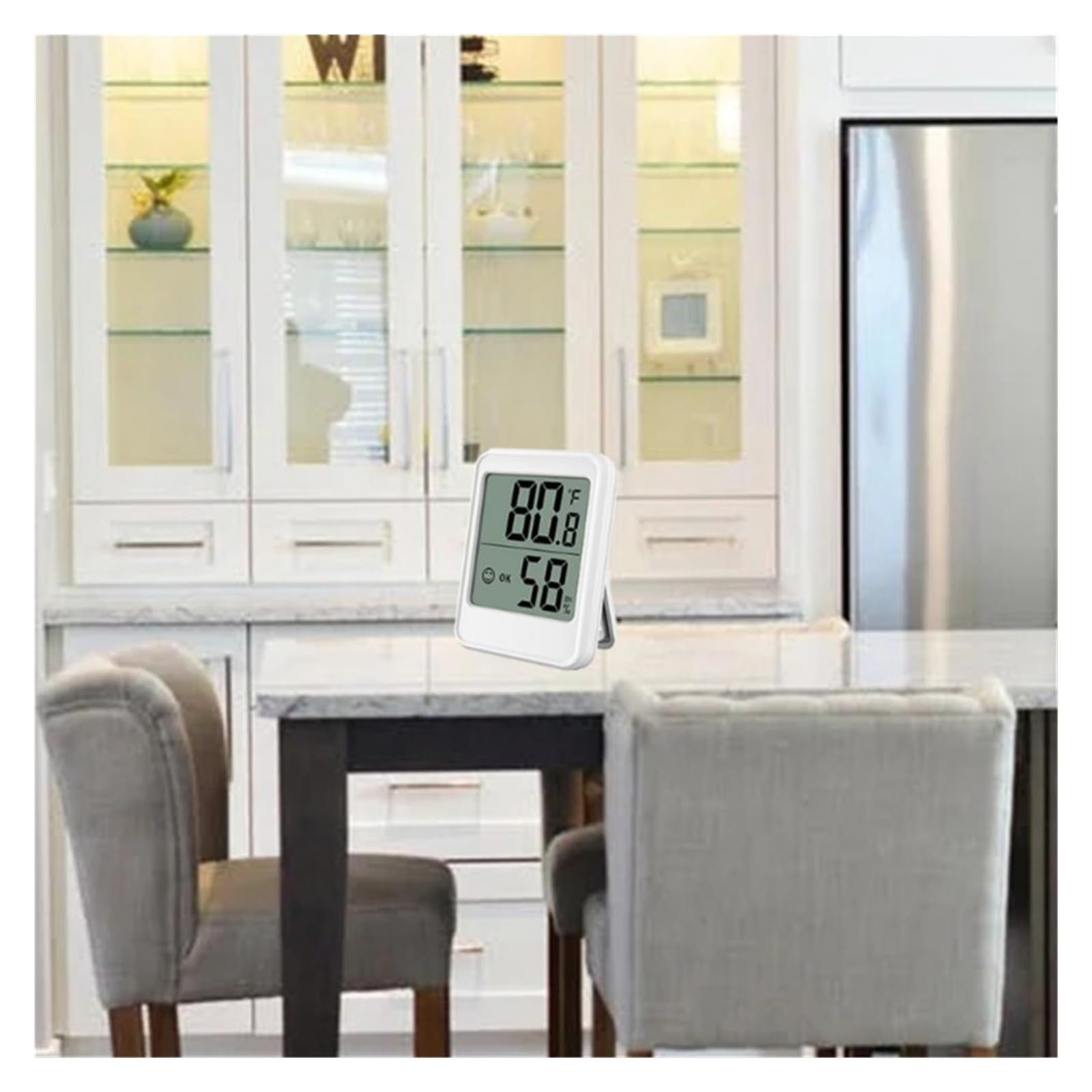 Termohigrómetro Digital LCD, termómetro higrómetro, medidor de Humedad y Temperatura para Interiores, Sensor, estación meteorológica