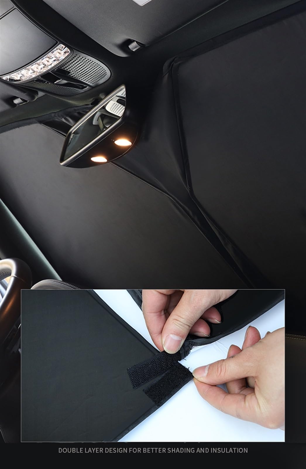 Parasol Coche Para Kia para Grand para Carnival YP 2014-2019 2020 Sedona parasol magnético para coche parabrisas delantero cortina ventana lateral trasera, parasol Coche Parasol ( Tamaño : 2PCS Rear )