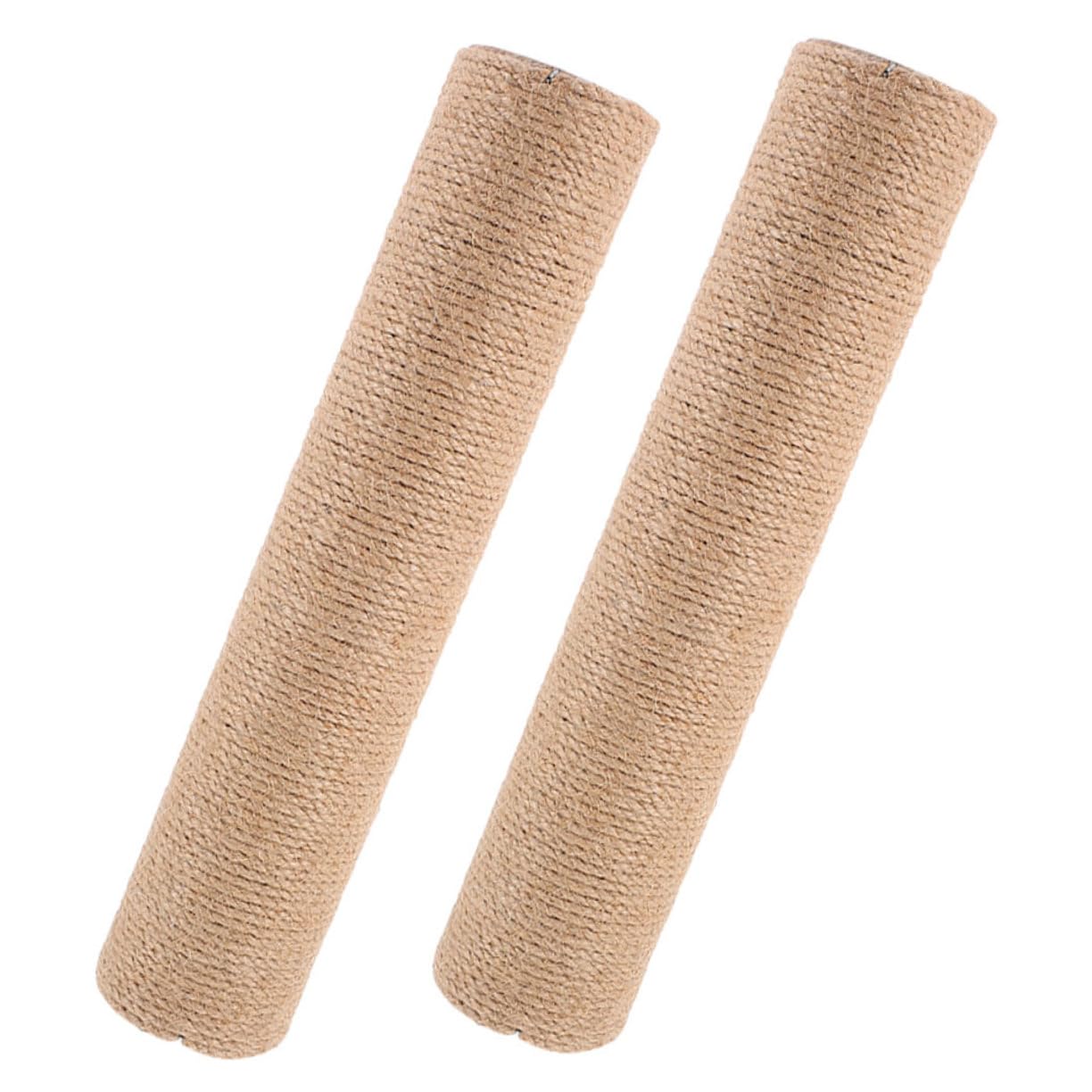 BESTonZON 2Pcs Tall Cat Scratching Post Replacement Parts Sisal Cat Tree Accessories for Indoor Cats Durable Design for Easy Assembly and Space Saving