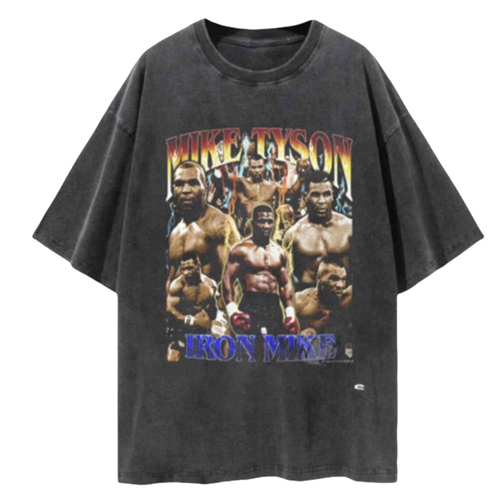 Męskie T-shirty Ciemny Nadruk Retro T-shirt Okrągły Dekolt Koszulka Z Krótkim Rękawem Męska
