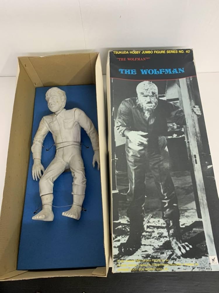 ツクダホビー　ジャンボフィギュアシリーズ 40　1/5　THE WOLFMAN Amazon.co.jp: 8303 狼男 WOLFMAN 1/5 ツクダホビー ジャンボ