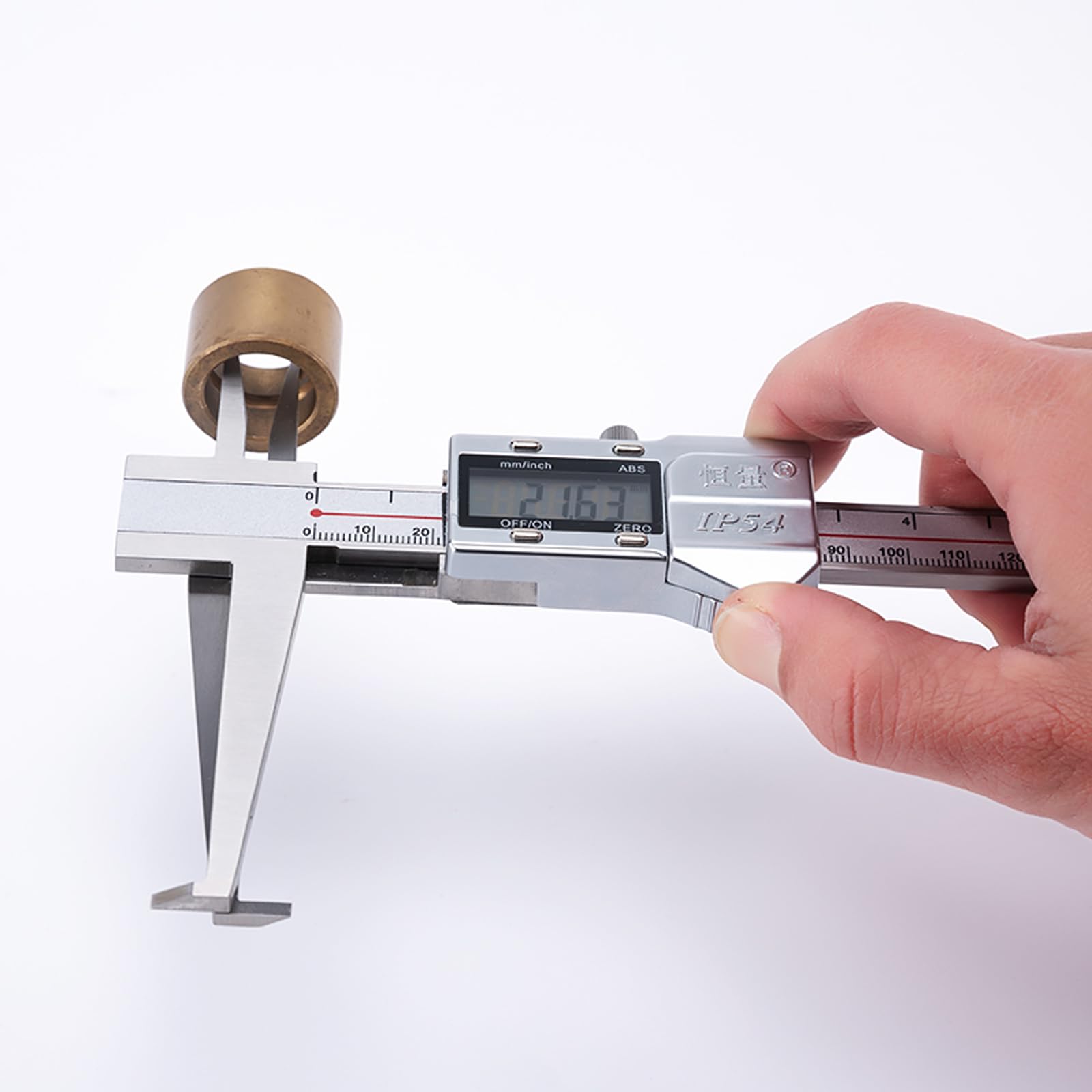 Digitale Innen Nuten Messschieber 9-200 mm – Doppelklauen-Messschieber zur präzisen Messung von Bohrungsdurchmessern – 0,01 mm Auflösung, Edelstahl, Metrisch/Britisch