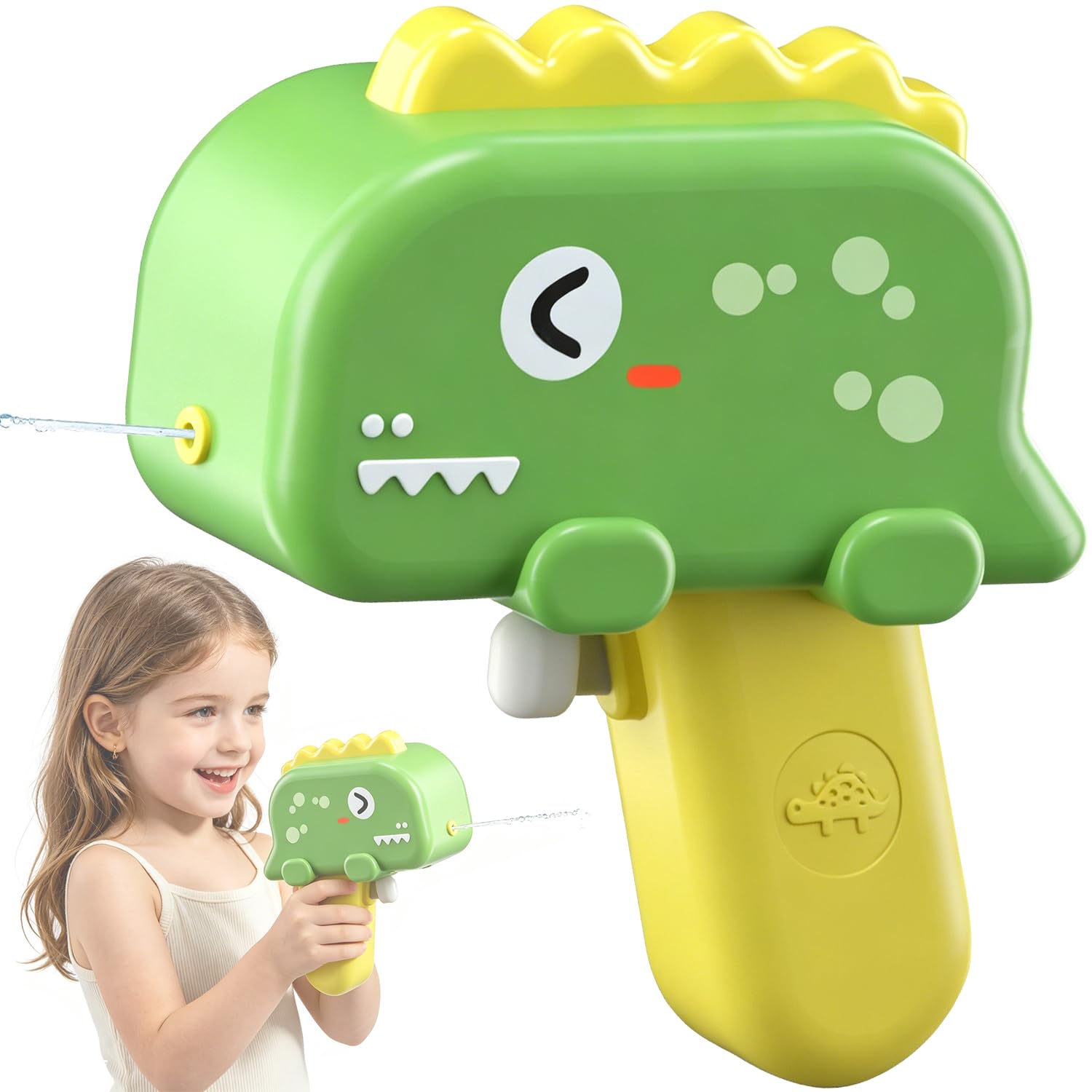Cartoon Animal Water Gun, Mini Squirt Gun for Children, Dinosaur Squirt Water Toys, for Boys Girls Adults Summer Outdoor Swimming Pool Yard Lawn Beach Party - Dinosaur