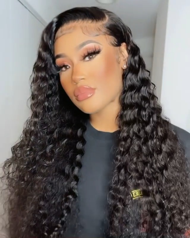 Amazon.com : Foreverlove 13×4 Lace Frontal Deep Wave Human Hair