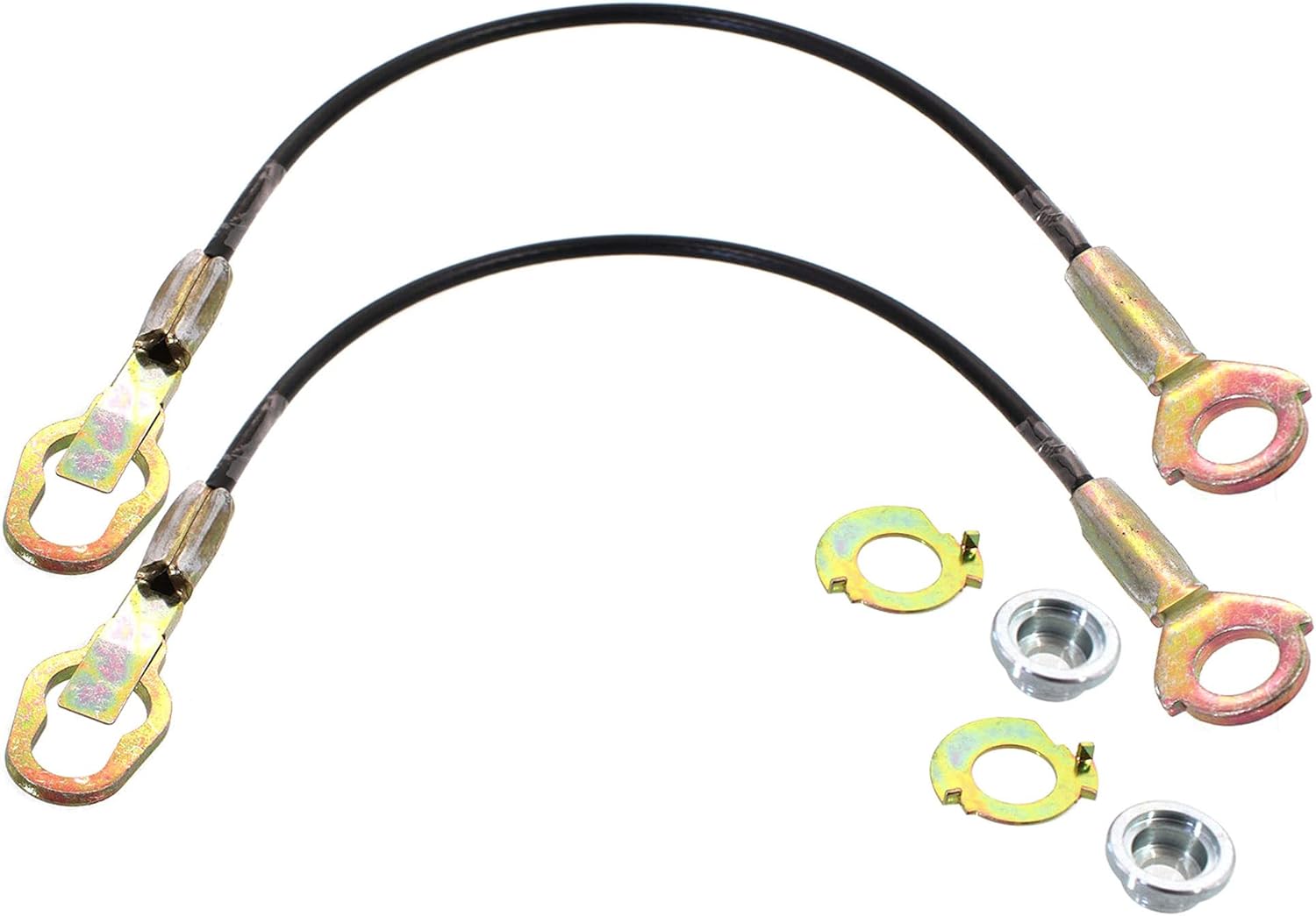 Garage-Pro Tailgate Cable Set Compatible with 1987-1997 Ford F-150, F-250, F-350 Fleetside Driver and Passenger Side