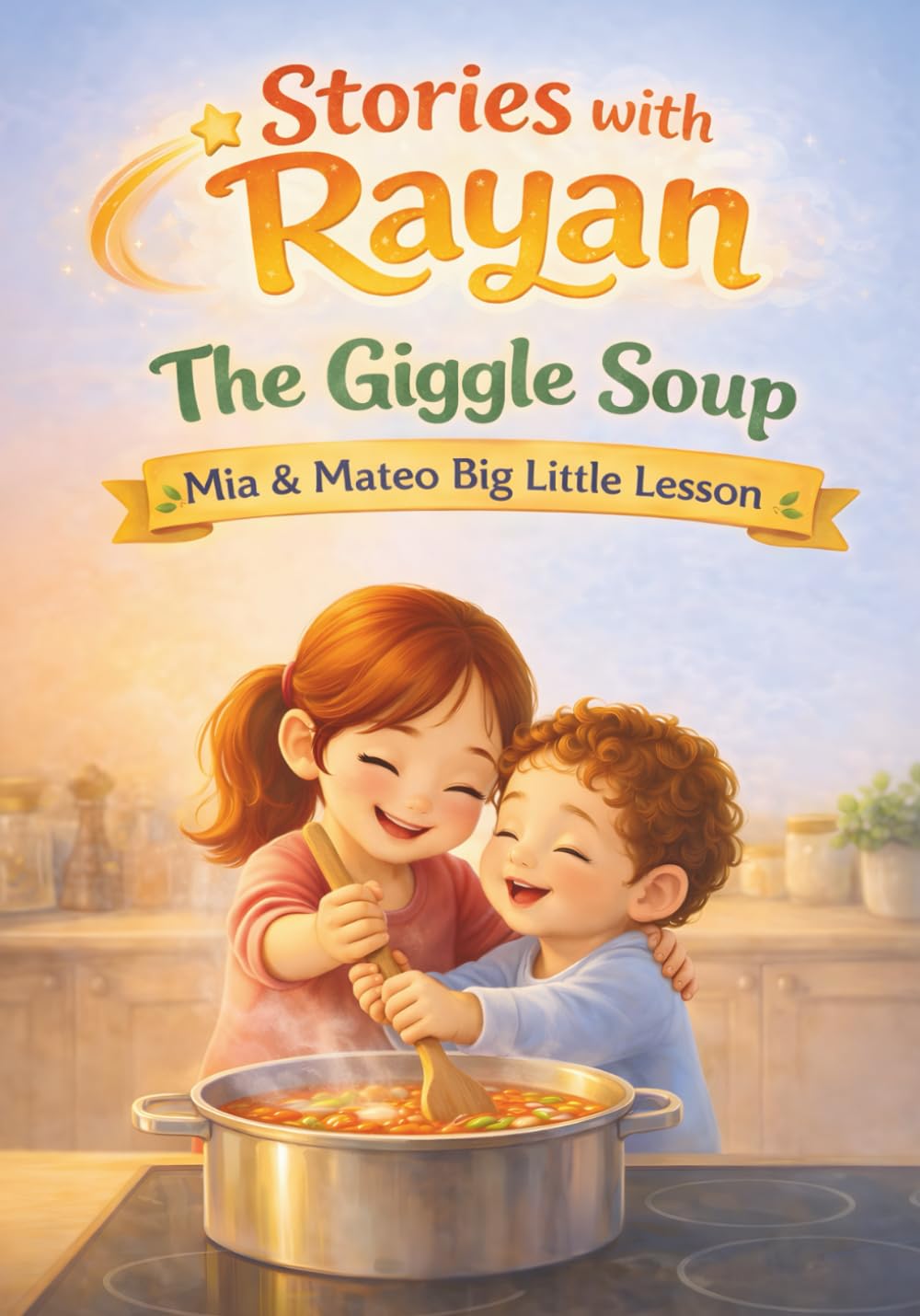 The Giggle Soup: A Rhyming Picture Book About Sharing, Kindness, and Family Time (Stories with Rayan)