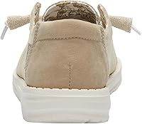 Vista 109 de Hey Dude Wendy - Zapatos de mujer, mocasines sin cordones para mujer, cómodos y ligeros Blanco brillante elástico