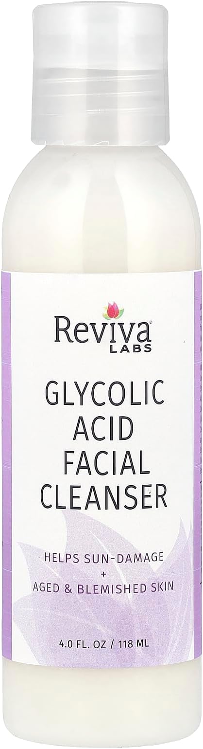Reviva Glycolic Acid Cleanser Cream, 4 oz.