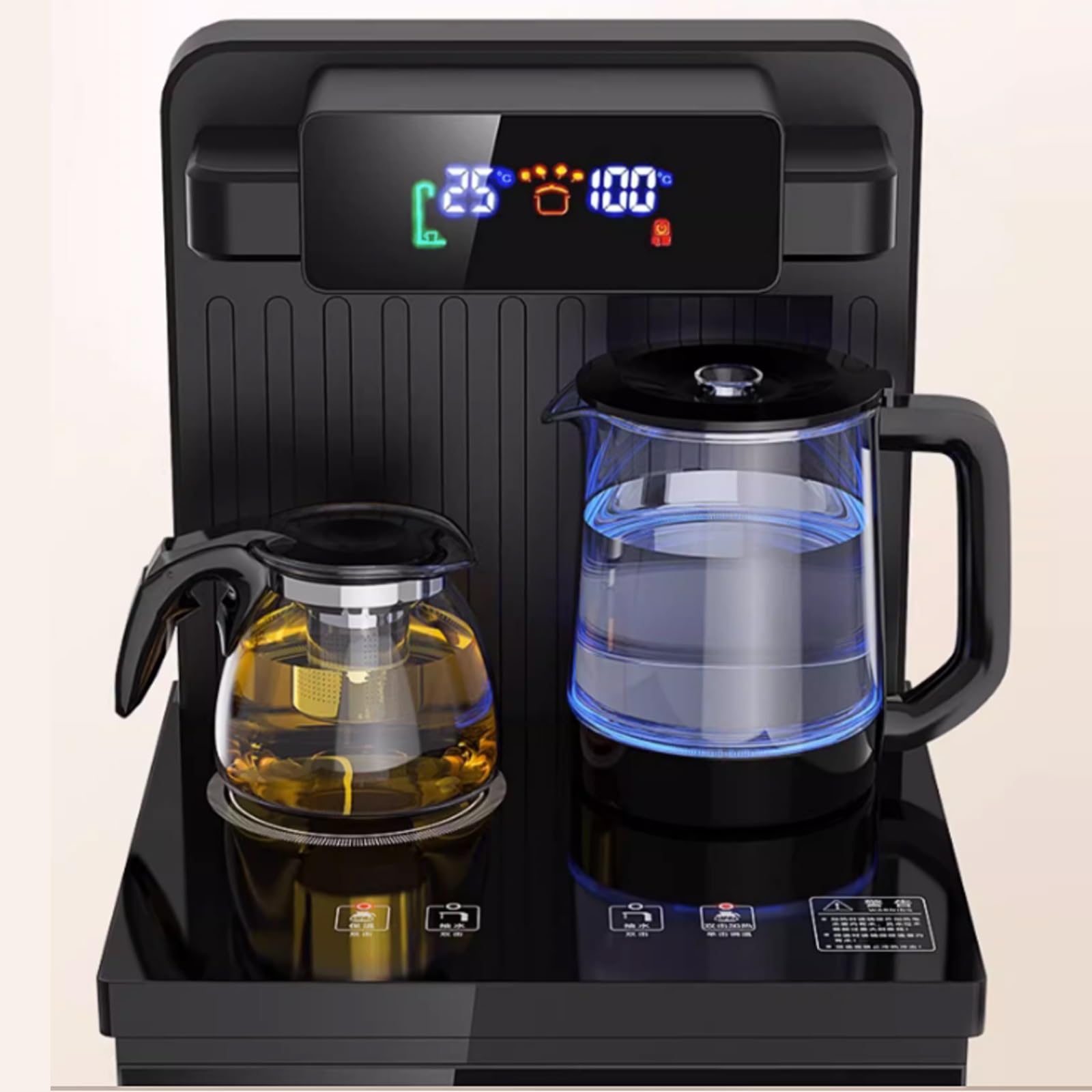 Distributore di acqua Distributore verticale di acqua potabile verticale for acqua con secchio verso il basso intelligente multifunzionale freddo e caldo for uso domestico Dispenser Acqua Ufficio ( Co