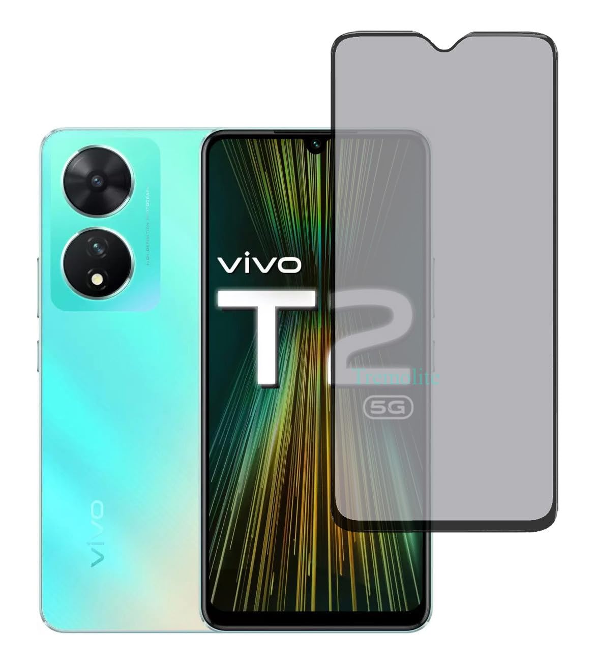 Tremolite Ceramic Matte Unbreakable Flexible Screen Guard Protector for Vivo T2 5G Edge to Edge Full Coverage, Pack of 1 (B0CRLDX1L5) Amazon Price History, Amazon Price Tracker