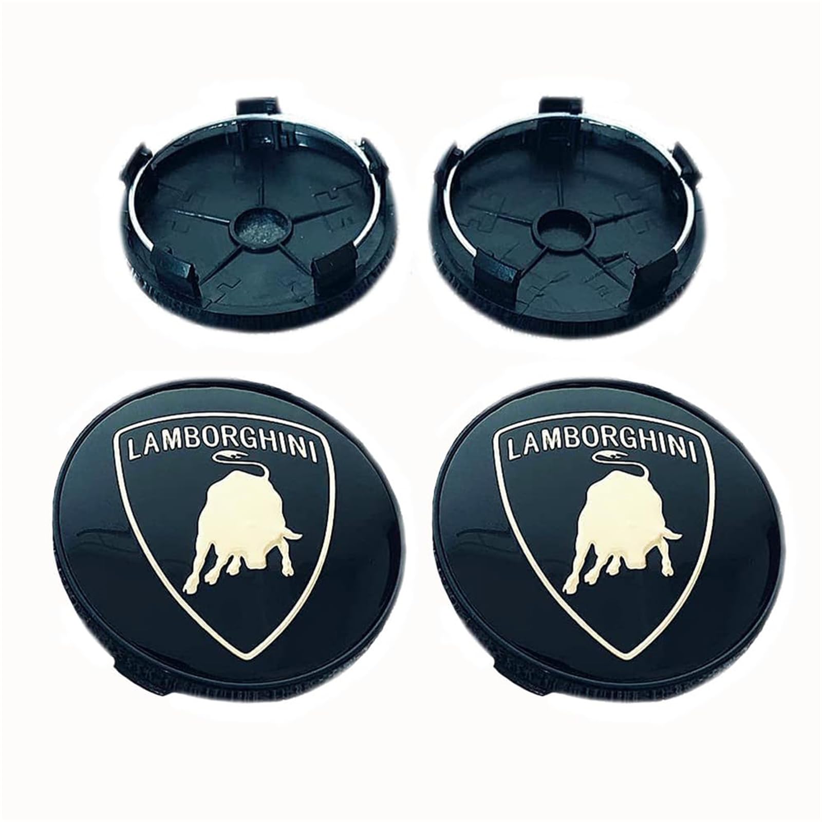 Cache-Moyeu pour Lamborghini 60mm,57mm,62mm,65mm,68mm,Facile