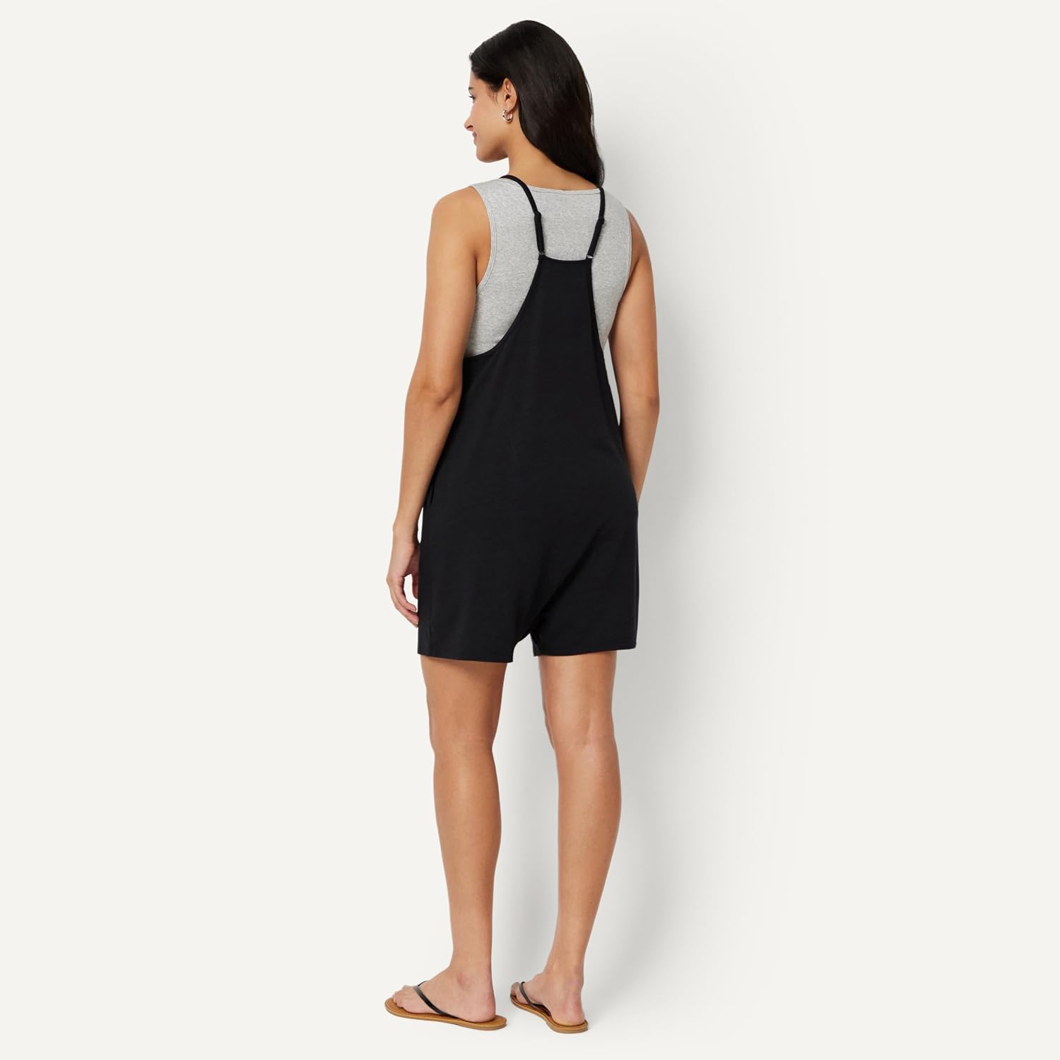 Amazon Essentials Women's Oversized-Fit Sleeveless Romper
