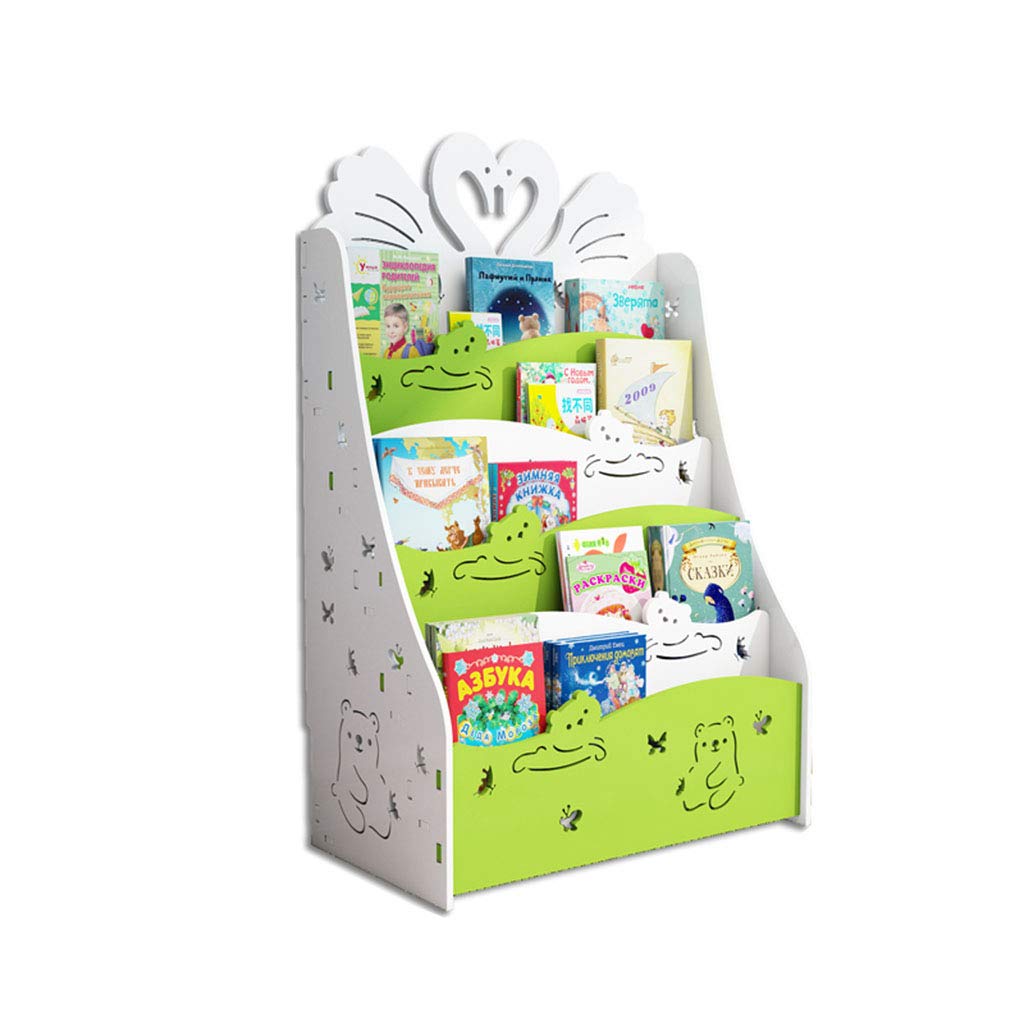 Bookshelf Portariviste Bambini Piccola sotto Il Tavolo scaffale Semplice da Pavimento Economica per Studenti scaffale per Libri illustrati per Bambini della Scuola Mate