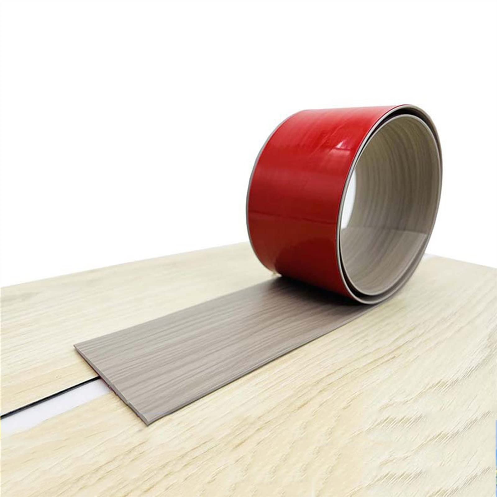Melairya E Lkyjd Door Flat Transition Strip, Self Adhesiv Flooring Transitions, 7.6Cm, Vinyl Floor Dg Trim Laminat Floor Gap Covering Joining Strip(,L: 5M X W: 7.6Cm)