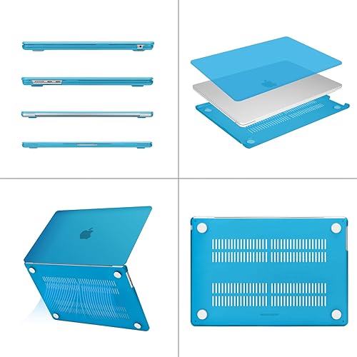 Miniatura 4 de MOSISO Funda compatible con MacBook Air de 15 pulgadas 2025 2024 2023 versión M4 A3241 M3 A3114 M2 A2941 Pantalla de retina líquida Touch ID, funda