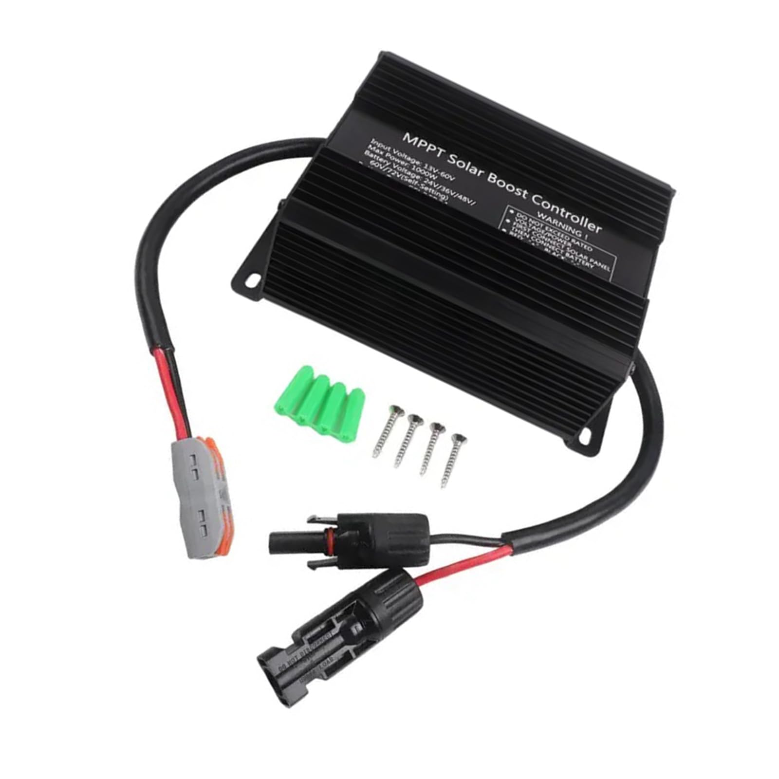 Nvoqilin Multicolor 1000W Mppt Solar Controller Efficient Power Management For Various Batteries Including Lifepo4 Abs Solar Regulator
