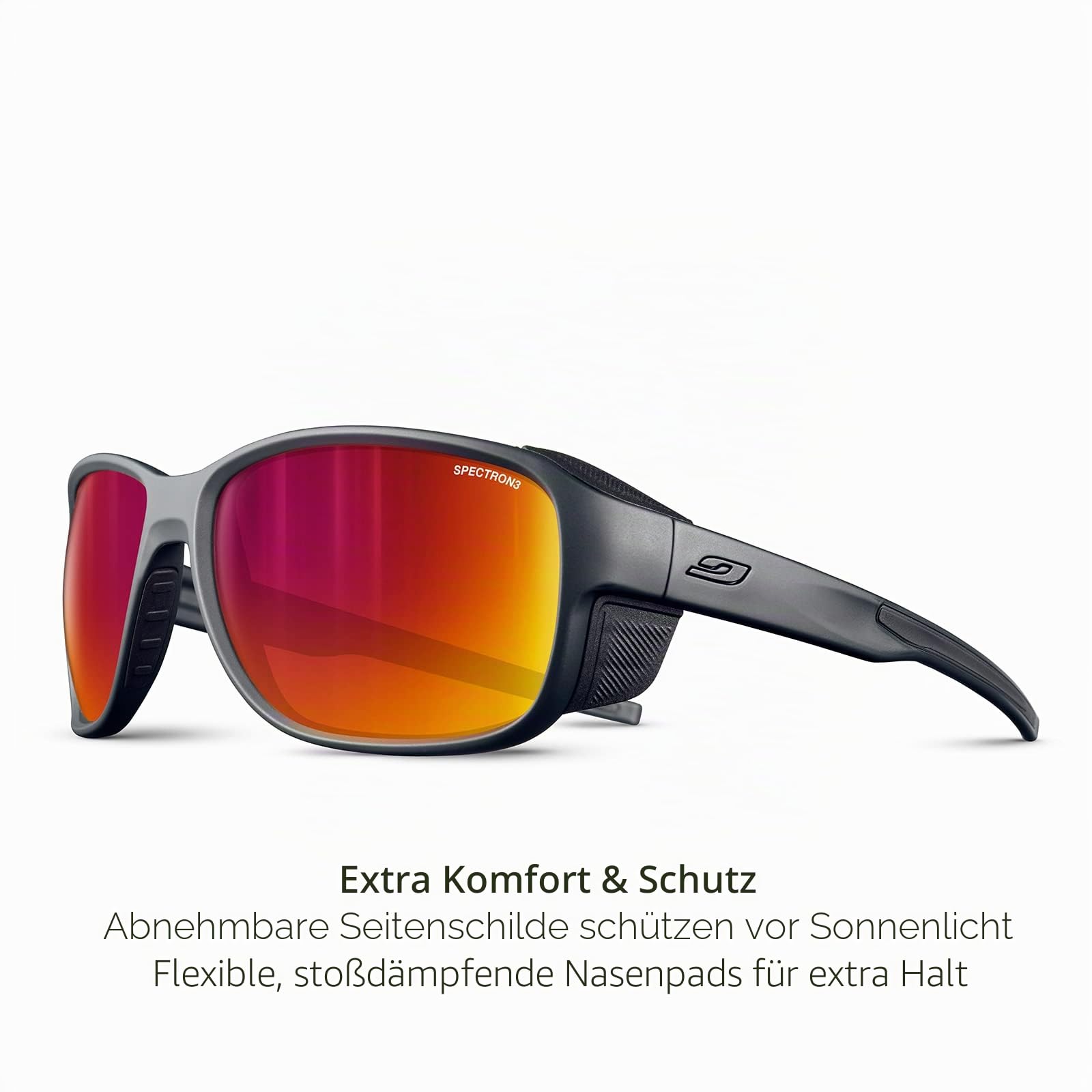 Julbo Damen und Herren MONTEBIANCO 2 Sonnenbrille Bergsteigen, Wandern, Trekking