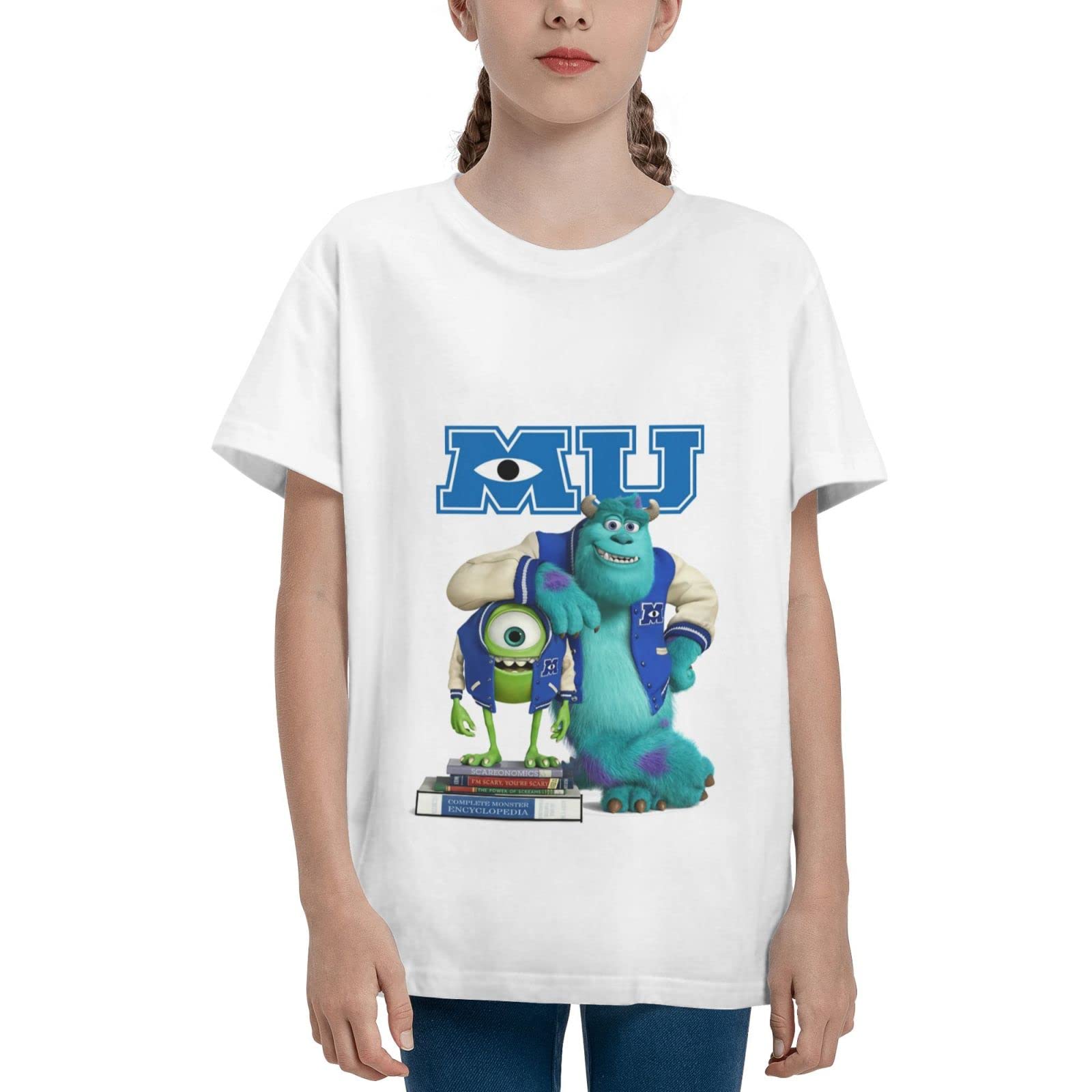 Amazon.co.jp: Tシャツ 子供用 モンスターズインク マイク サリー 半袖 