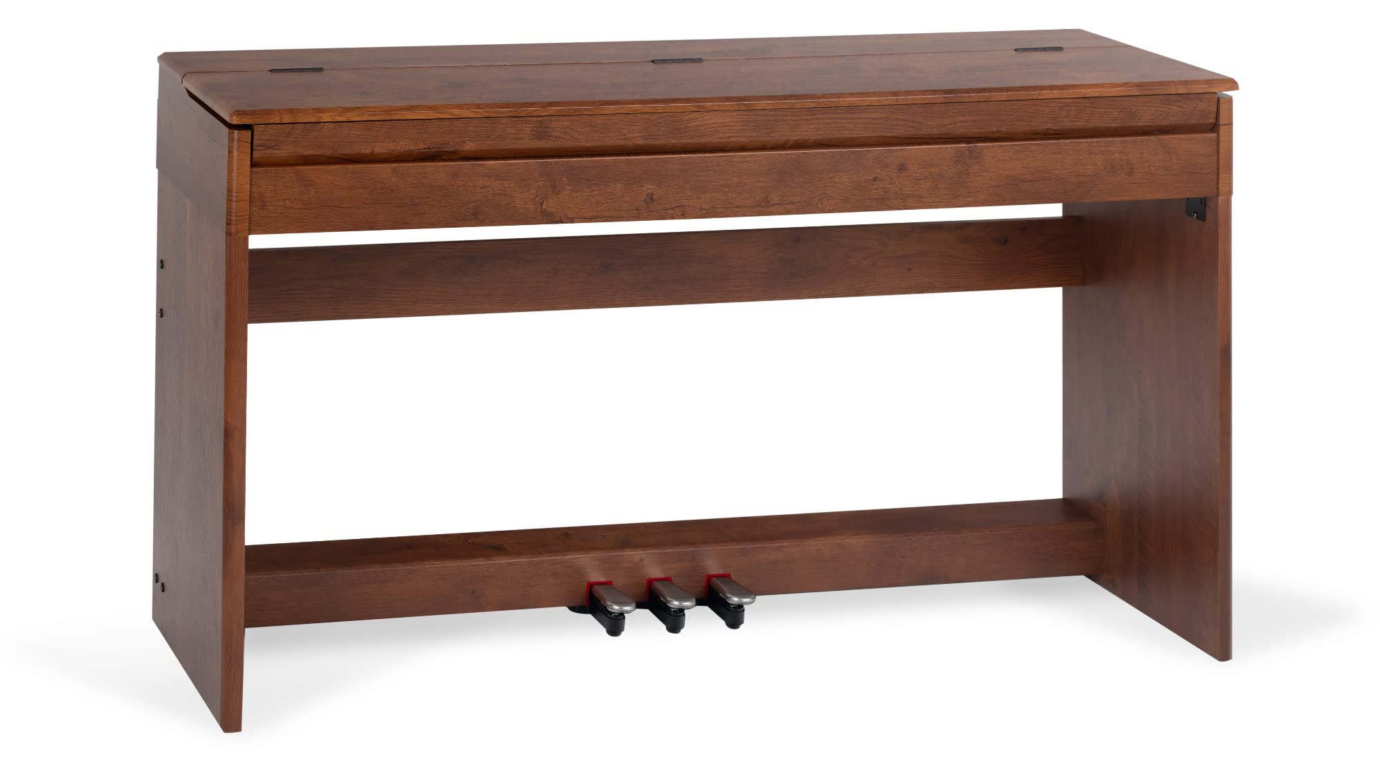McGrey DP-18 WN Pianoforte Digitale Noce Opaco - 88 Tasti Tastiera con azione a martello - Pianola musicale con USB, 128 suoni, 128 polifonie, 3 pedali - Piano digitale per scuola