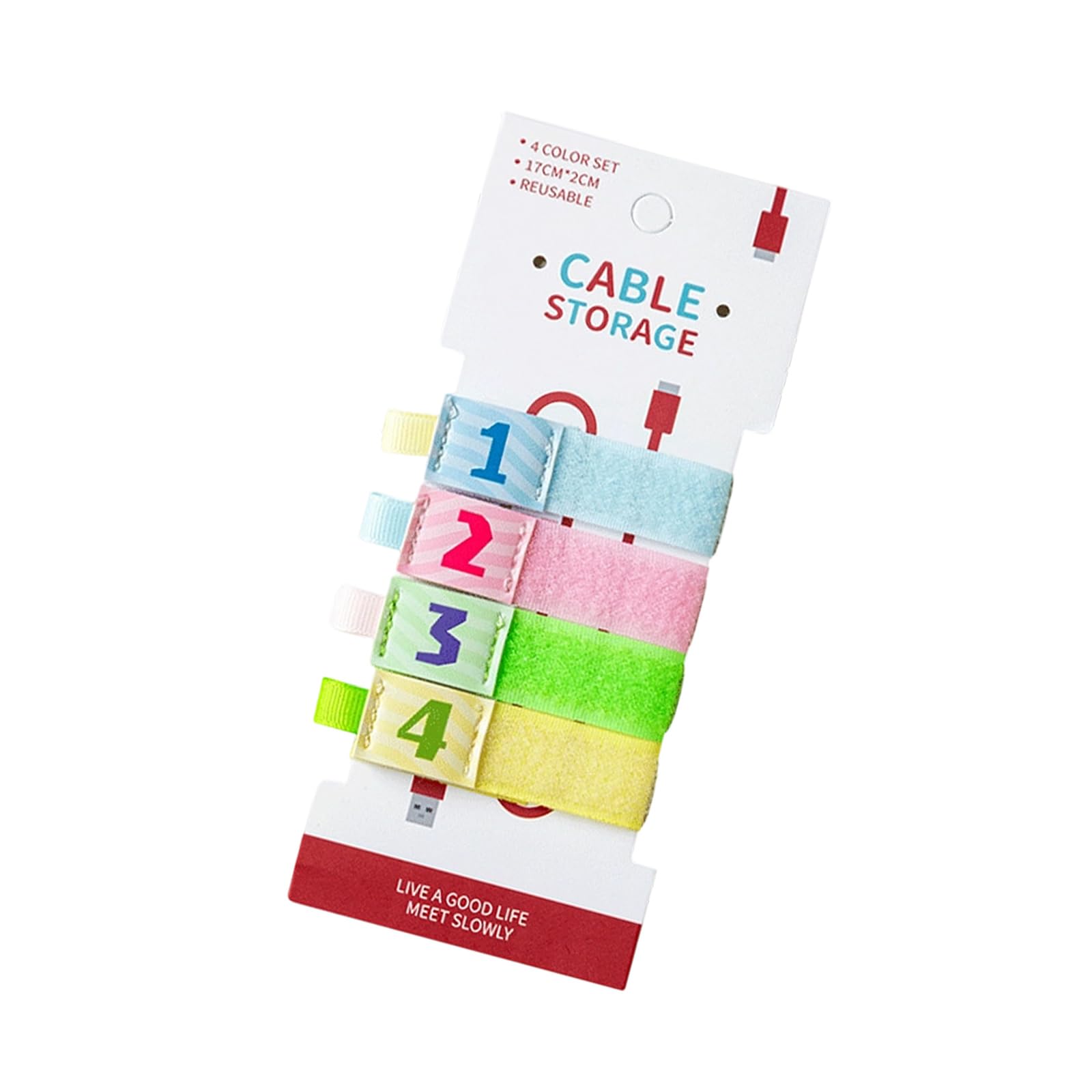 Tertioi C Practical Able Ties Decent Band Decorative Nylon Fixing Strap Ord Organizer For Tidy Desk And Travel Bag Able Management