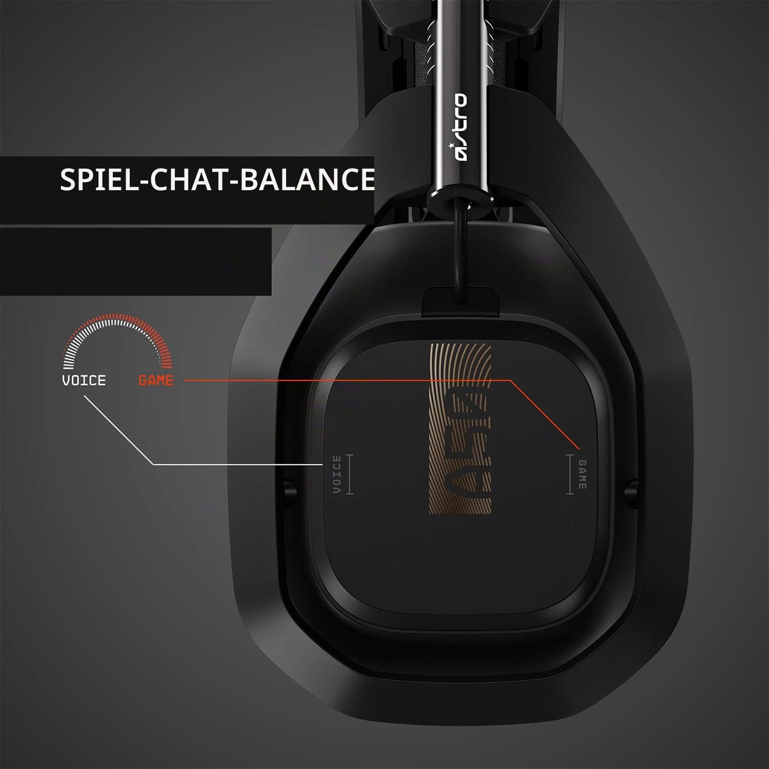 ASTRO Gaming A50 | Wireless Gaming-Headset mit Ladestation, Dolby Audio, 2.4 GHz, Xbox Series X|S, Xbox One, PC, Mac - Schwarz/Gold